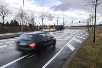 Wann wird der Chemnitzer Südring weiter gebaut? - Kein grünes Licht für die Verlängerung des Südrings: Die Planungen für den Abschnitt, der die Augustusburger Straße (im Bild das vorläufige Ende der Trasse) mit der Frankenberger Straße verbinden soll, sind nicht beendet. 