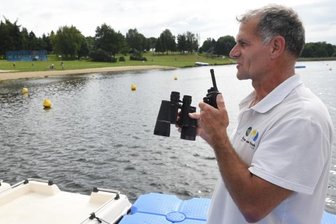 Warmer Oktober - Freibad am Stausee Oberrabenstein öffnet - 