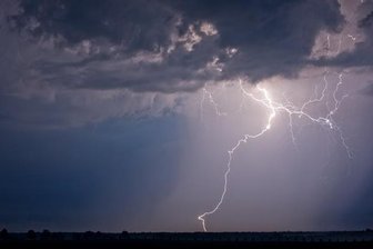 Warnung vor starkem Gewitter -