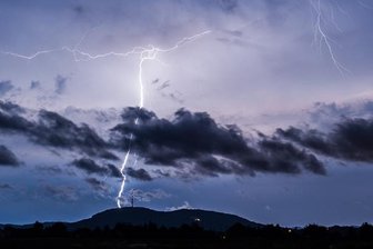 Warnung vor starken Gewittern -