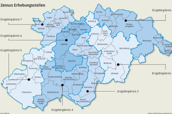 Warum 67.000 Menschen im Erzgebirgskreis bald Besuch erhalten - Übersicht über Zensus Erhebungsstellen