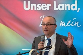 Warum AfD-Richter Maier den Verfassungsschutz verklagt - Als er 2017 für die AfD-Landesliste zur Bundestagswahl kandidierte: der spätere Abgeordnete Jens Maier. 