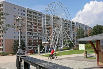 Warum das Riesenrad nicht zum Zwickauer Stadtfest kommt - 2017 und 2018 stand das Riesenrad beim Zwickauer Stadtfest am Muldeparadies.