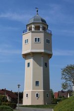 Warum der Wasserturm Zwickau-Oberplanitz dieses Jahr nicht öffnet - Am und im Wasserturm Oberplanitz wird voraussichtlich bis Mitte September gebaut.