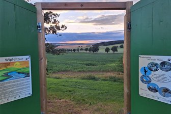 Warum die Bachwiese in Stelzen bei jedem Wetter gut klingt - Auf der Bachwiese in Stelzen.