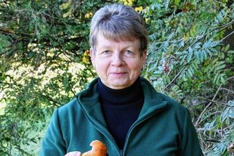Warum die Pilzberaterin derzeit kaum noch in den Wald kommt - Pilzberaterin Angela Burkhardt auf Pilzsuche im Wald zwischen Elterlein und Schlettau, nahe der Finkenburg. 