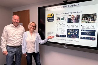 Warum die Stadtwerke eine App für Reichenbach und das Vogtland an den Start bringen - Geschäftsführer Lars Lange und Kerstin Müller geben erste Einblicke in die Stadtwerke-App „Mein Reichenbach & Vogtland“.