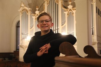 Warum ein 14-Jähriger aus Hohenfichte davon träumt, Kirchenmusiker zu werden - Das Herz von Arno Kempe schlägt für Orgeln, wie diese in der Stadtkirche Augustusburg.
