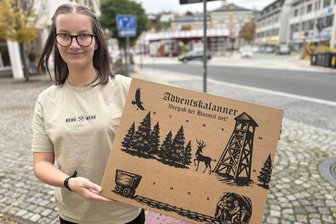 Warum eine Erzgebirgerin ihre Liebe zur Heimat hinter 24 Türchen packt - Francine Lenk stammt aus Bockau und hat einen Adventskalender im Haamit-Style kreiert.