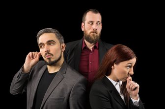 Neues Programm im Chemnitzer Kabarett "Das war schon so mit Bettine Zweigler, Paul Ulbricht und Martin Berke (Mitte).