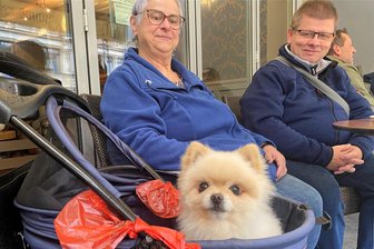 Warum Hündchen Chicco der kleine Superstar vom Zwickauer „Alex“ ist - So süüüüß! Chicco ist der Mittelpunkt vorm „Alex“ in Zwickau. Frauchen Andrea und ihr Lebenspartner Olaf sind stolz auf ihren kleinen König.