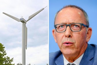 Warum interessiert sich Sachsens AfD-Chef Jörg Urban für ein Zwickauer Uralt-Windrad? - Sachsens AfD-Chef Jörg Urban fordert den Abriss dieses Mini-Windrades in Lichtentanne, das nicht mehr in Betrieb ist.