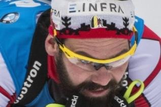 Warum Michael Rösch auf die Schweizer schwört - Michael Rösch konzentriert in der Abfahrt. Die Oberhofer Strecken haben es in sich.