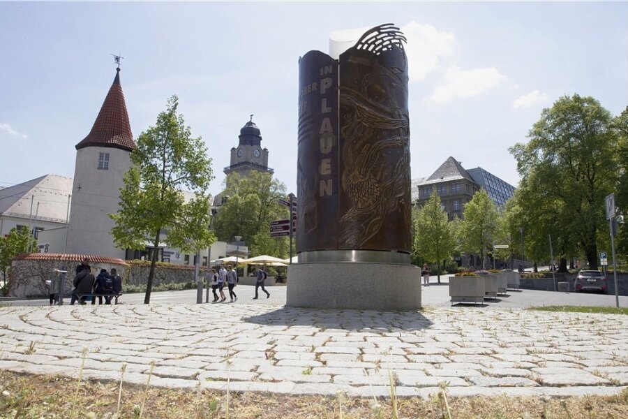 Bekommt das Plauener Wendedenkmal demnächst noch ein "Zukunftszentrum für Europäische Transformation und Deutsche Einheit" zur Seite gestellt?
