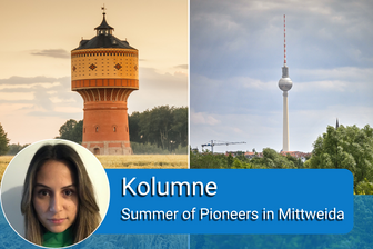 Warum um alles in der Welt zieht man von Berlin nach Mittweida? - Arunika Senarath musste erstmal bei Google nachschauen, wo Mittweida liegt.