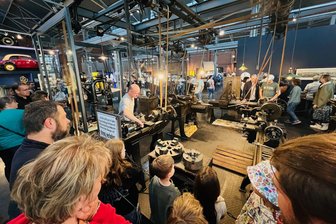 Was Besucher zur Chemnitzer Museumsnacht wissen müssen - Im Industriemuseum können Besucher der Museumsnacht alte Maschinen in Bewegung erleben.