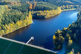 Was die Leute aus dem Göltzschtal mit einer Million Euro machen würden - Die Talsperre Falkenstein ist neben der Schlossinsel Rodewisch die Top-Location, die man Gästen gerne zeigt.
