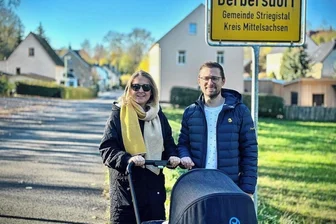Was eine Dresdner Familie nach Striegistal zieht - Katharina und Alexander Eisenbraun sind von Dresden in die Gemeinde Striegistal in Mittelsachsen umgezogen. Mit der Geburt ihres Sohnes Carl hat nun eine neue Lebensphase der Familie begonnen. 