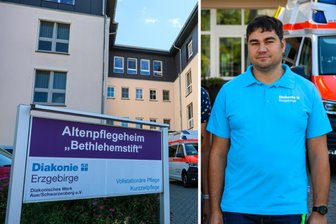 Was Erzgebirger verdienen und welcher Wert besonders auffällt - Marcel Schlesinger arbeitet in Zwönitz als Pflegefachkraft. Die Arbeit in der Altenpflege ist im Erzgebirgskreis in den letzten Jahren finanziell attraktiver geworden.