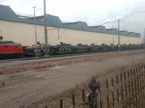 Was machen die Panzer am Chemnitzer Hauptbahnhof? -