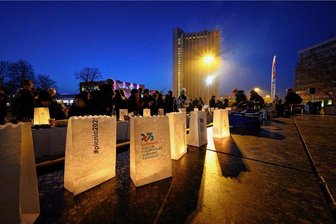 Was macht eine europäische Kulturhauptstadt? Die Gesellschaft - Aktion des Vereins Buntmacherinnen im Januar 2022. 