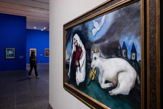Was Plauens Kunstkenner Wolfgang Rudloff zu Marc Chagall zu sagen hat - Das Werk „Einsamkeit“ (1933) des Künstlers Marc Chagall ist derzeit in der Ausstellung "Chagall" in der Kunstsammlung K20 in Düsseldorf zu sehen.