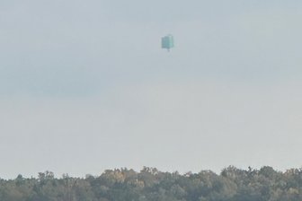 Was schwebt denn da über Chemnitz? - Unbekanntes Flugobjekt über Chemnitz? Nicht ganz.