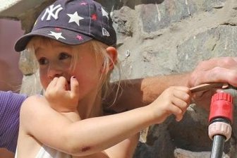 Wasser Marsch! Halsbrücker "Wirbelwinde" weihen neue Matschstrecke ein -