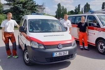 Wasserwacht hilft in der Flutregion - Drei Helfer der Wasserwacht Koberbachtalsperre sind bereits im Hilfseinsatz.