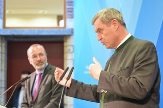 Weber: Keine Führungsdebatte um Markus Söder in CSU - Der stellvertretende CSU-Vorsitzende Manfred Weber fordert eine Neuausrichtung seiner Partei. (Archivbild)