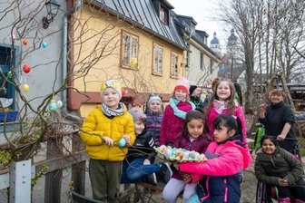 Weberhäuser: Kinder sorgen für Oster-Deko -