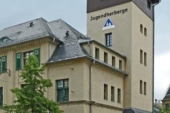 Weg führt von Eisenach bis Budapest - An der Jugendherberge Alte Feuerwache gibt es einen Kontroll- und Stempelpunkt des Wanderweges. 