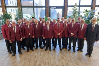 Wegefarth: Oberschönaer Männerchor geht auf musikalische Entdeckungsreise - Der Männerchor Oberschöna tritt in der Kirche Wegefarth auf.