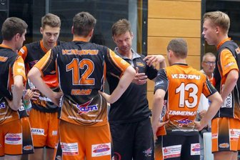 Wegen Corona: Drittliga-Spiel der Zschopauer Volleyballer abgesagt - Eine Ansprache von Andreas Richter, dem Trainer der Zschopauer Volleballer, ist diesen Samstag nicht nötig.