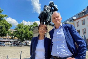 Wegen Überalterung: Zwickauer Lions-Club macht Schotten dicht - Steffi Franz und Christoph Amend gaben die Auflösung des Lions-Clubs Zwickau „Robert Schumann" bekannt.