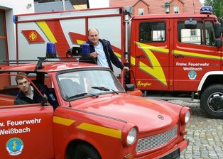 Feuerwehr-Trabi