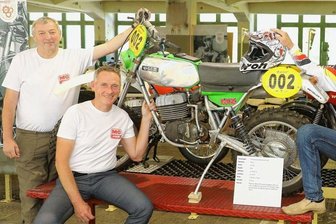Weichen für Vintage Trophy im Jahr 2026 sind schon jetzt gestellt - Uwe Klaumünzer, Norbert Vogler, Uwe Weber und Gunter Gerlach (v. l.) sind glücklich darüber, den Zuschlag für 2026 erhalten zu haben. 