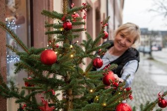 Weihnachtsgruß in der Stadt - 