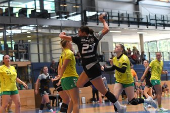 Weißenborner Handballerinnen auswärts stark: Hinten Boll-, vorn Feuerwerk - Julias Kiulies war einmal mehr die erfolgreichste Werferin für Rotation: Sie traf 11-mal.