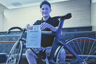 Weiterer Titel nach WM-Gold - Bahnsprinter Colin Rudolph vom RSV 54 Venusberg. 