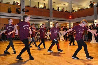 Welt-Theater Frankenberg im Weihnachtsfieber - Der Nachwuchs der Breakdancer der Broken Beat Crew gastierte 2018 beim Neujahrsempfang in Frankenberg.