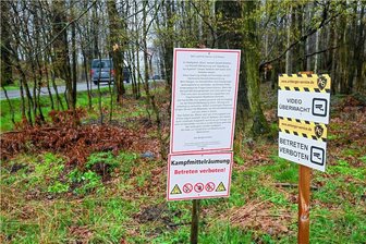 Weltkriegsgranaten: Lichtenau plant Sprengung und Evakuierung - Seit knapp fünf Jahren ist der sogenannte Muna-Wald gesperrt, weil dort Granaten und Munition gefunden wurden. Der Kampfmittelberäumungsdienst hat das Gelände abgesperrt. Jetzt sind Sprengungen notwendig. Eine Evakuierung der Anwohner wird vorbereitet. 
