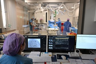 Weniger Herzinfarkte in Sachsen - mit regionalen Unterschieden - Blick in die modernen Herzkatheterlabore im neuen Kardiologischen Zentrum Chemnitz.