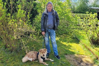 Wenigstens „Njet“ versteht sie: Wie meine russische Straßenhündin Sächsisch lernt - „Freie Presse“-Mitarbeiter Torsten Piontkowski mit seiner neuen russischen Freundin.