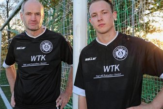 Wenn der Vater mit dem Sohne... - Das Vater-Sohn-Gespann des 1. ESV Grünstädtel: Jan Kern und sein Filius Franz spielen seit dieser Saison zusammen in einer Mannschaft.