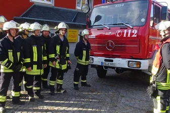 Wenn Sirenen heulen: Wehr gut gerüstet - Dieses Foto entstand bei der Hauptübung der Wehr im Jahr 2019. 28 aktive Kameraden tragen derzeit Verantwortung bei den Floriansjüngern der Gemeinde. 