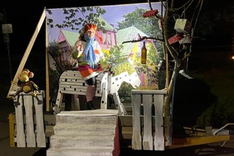 Wenn Weihnachten Grenzen überwindet: Märchenparade in Nischwitz vereint Sachsen und Thüringen - Pippi Langstrumpf war auch schon bei der Märchenparade dabei.