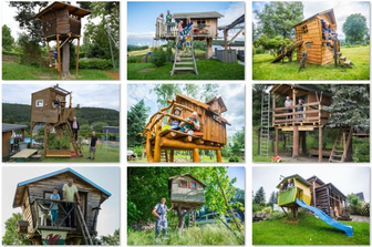 Wer hat das schönste Baumhaus im Erzgebirge? -