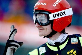 Wer stürzt die Austria-Adler? - Richard Freitag gewann das vorletzte Weltcupspringen vor der Tournee in Engelberg, sieht sich aber nicht als Favorit.