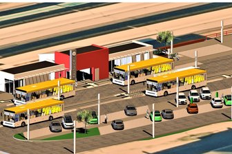 Werdau: Bahnhofs-Neubau kostet mehr als geplant - Bahn- und Busverkehr sollen künftig am Werdauer Bahnhof perfekt verknüpft werden.
